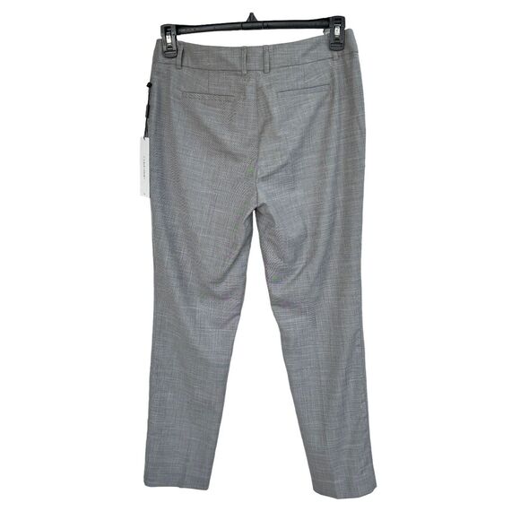 Calvin Klein SZ 10 Career Pants Pockets Mid-Rise Zip-Fly Flat Front Grey New - Picture 4 of 8